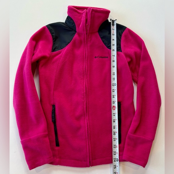 Columbia Women's Fuchsia and Black Jacket Pockets Barbie - Picture 4 of 12